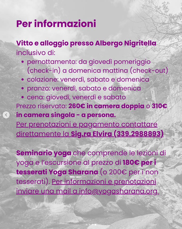 Seminario Estivo informazioni